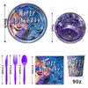 Wednesday Themed Party Supplies Birthday Decorations Wednesday Tableware Party Atmosphere Arrangement Banner Props