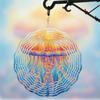 Vibrant Jellyfish Wind Chime for Outdoor Garden Patio Decor with 360 Swivel Hook All Season Gift Idea