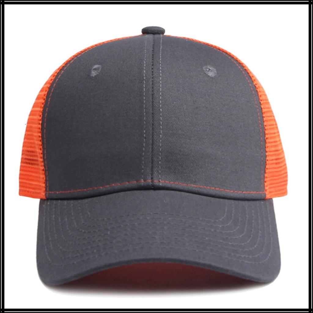 Простая сетчатая стильная кепка CZA267 [Белый Клык], Повседневная, Спортивная, Шляпа, Мужская, Женская, (черный)