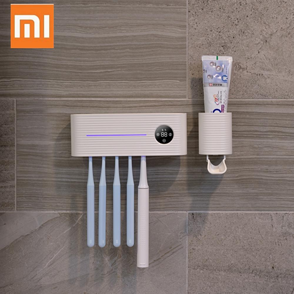 Xiaomi Антибактериальный УФ-стерилизатор для ультрафиолетовых зубных щеток, автоматический дозатор зубной пасты, соковыжималка, набор аксессуаров для ванной комнаты