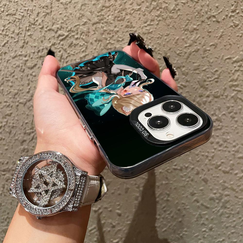 Game GI Lynette Translucent Mobile Phone Case for iPhone 17 16 15 14 13 12 11 X XR XS 8 7 Air Pro Max Plus Colorful Cover