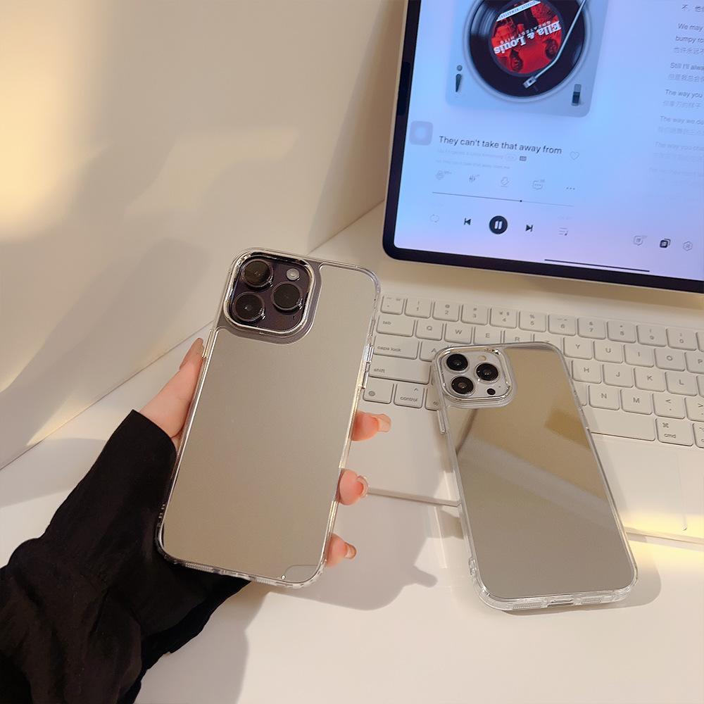 Electroplating Mirror 17pro Max for IPhone 16 for Apple 15 Phone Case 12 High-end Feeling 13pro Minimalist 11