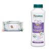 Gentle Baby Wipes (72 Sheets) & Himalaya Baby Powder (400g)