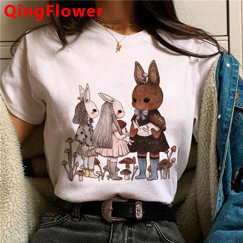 Kawaii футболка с грибами, женская одежда kawaii, уличная одежда 2021 года, японская винтажная летняя верхняя одежда в стиле Харадзюку
