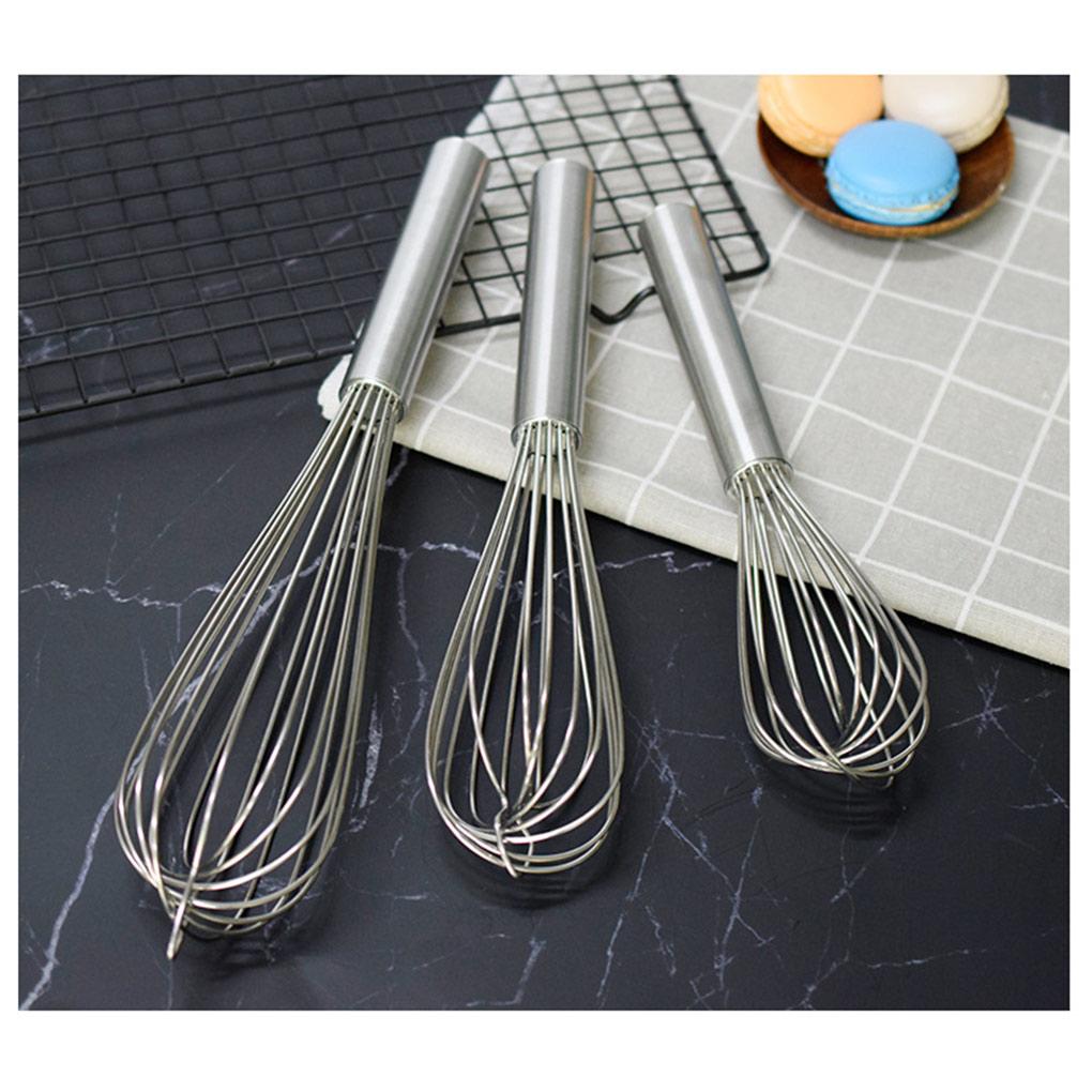 Ручной венчик для взбивания яиц из нержавеющей стали для дома, столовой, бара, отеля, блендер для приготовления пищи, выпечки, ручного взбивания