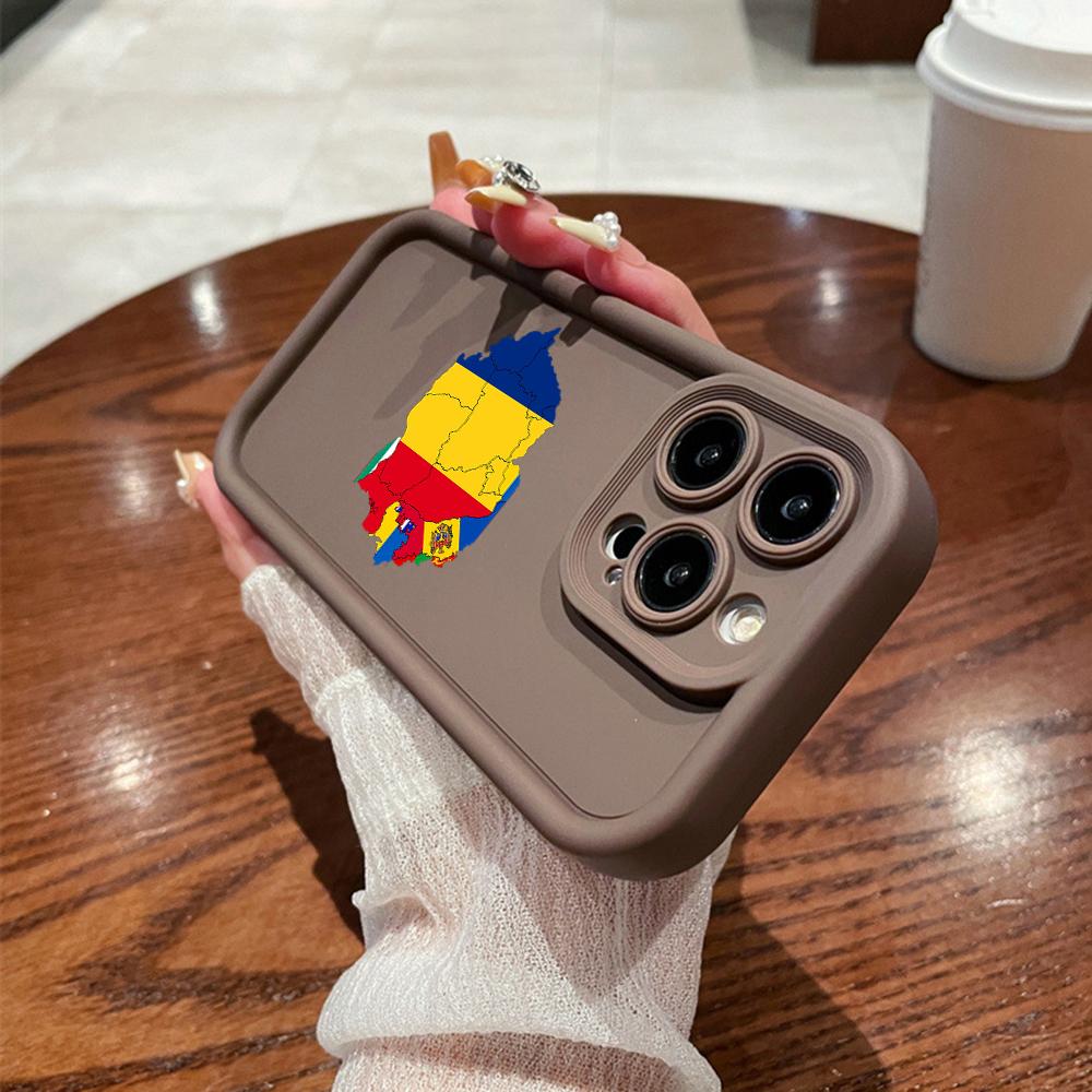 N91 Флаг Молдовы Мягкие чехлы для телефонов с ангельскими глазками для Samsung A54 A34 A13 A14 S23 S24 Ultra S20 FE Xiaomi Redmi Note 13 12C Противоударный чехол