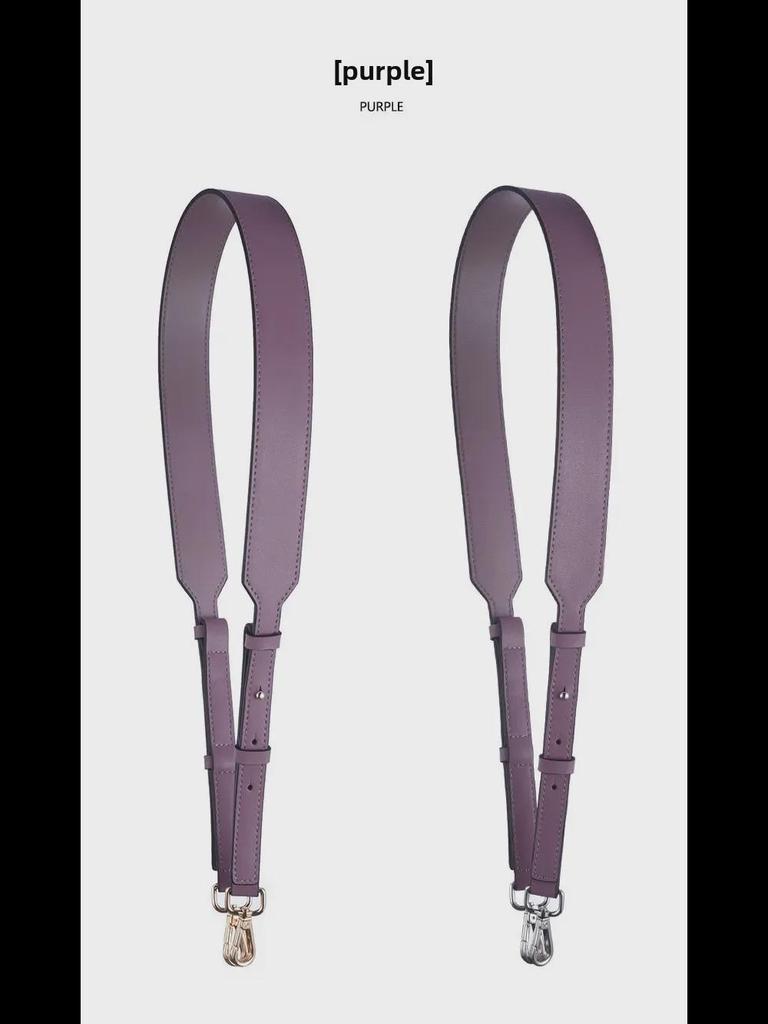 A-20 Adjustable Genuine Leather Crossbody Strap - Wide Shoulder Strap Bag Accessory