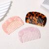 Pocket Comb Acetate Hair Comb Marble Pattern Scalp Massage Comb  Travel Essential