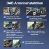 DAB+ Antenna for MP3 Radio Full Channel Search With USB Ports Adapter GPS Stereo DAB Receiver Player Scan Car Accessories