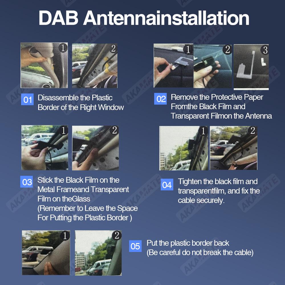 DAB+ Antenna for MP3 Radio Full Channel Search With USB Ports Adapter GPS Stereo DAB Receiver Player Scan Car Accessories