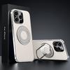 Чехол для iPhone 13 Pro Max, совместимый с MagSafe, кожаная задняя крышка из ТПУ со скрытой подставкой