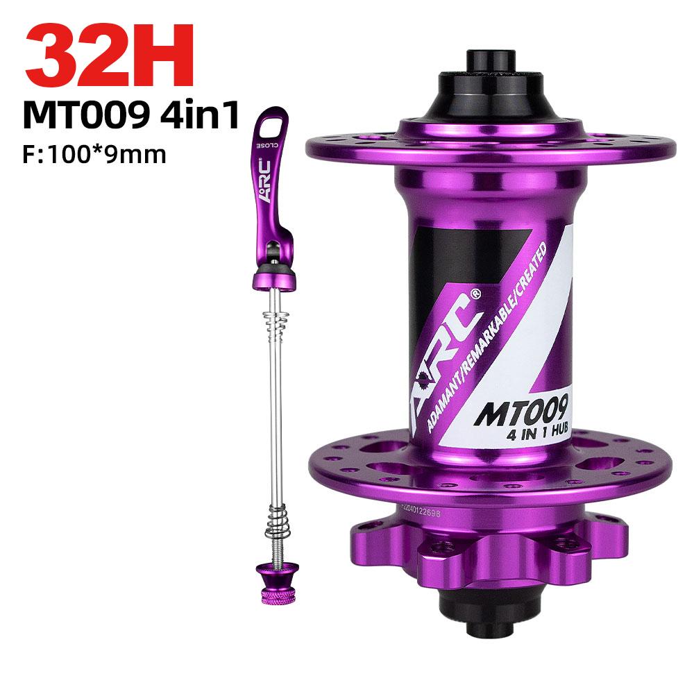 Новая втулка для велосипеда ARC MT009 BOOST 4-в-1, передняя, для горного MTB, 110x15 мм, 100x15 мм, под дисковый тормоз, 28, 32, 36 отверстий, Деталь