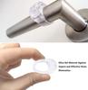 Kitchen PVC Doors Guard Protection Safety Stop Bumper Door Stopper Wall Protector Handle Bumper