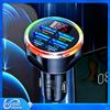 6 in 1 USB Car Charger Adapter with LED Voltage Display Super Fast Charge for iPhone Samsung iPad Huawei Oneplus OPPO VIVO