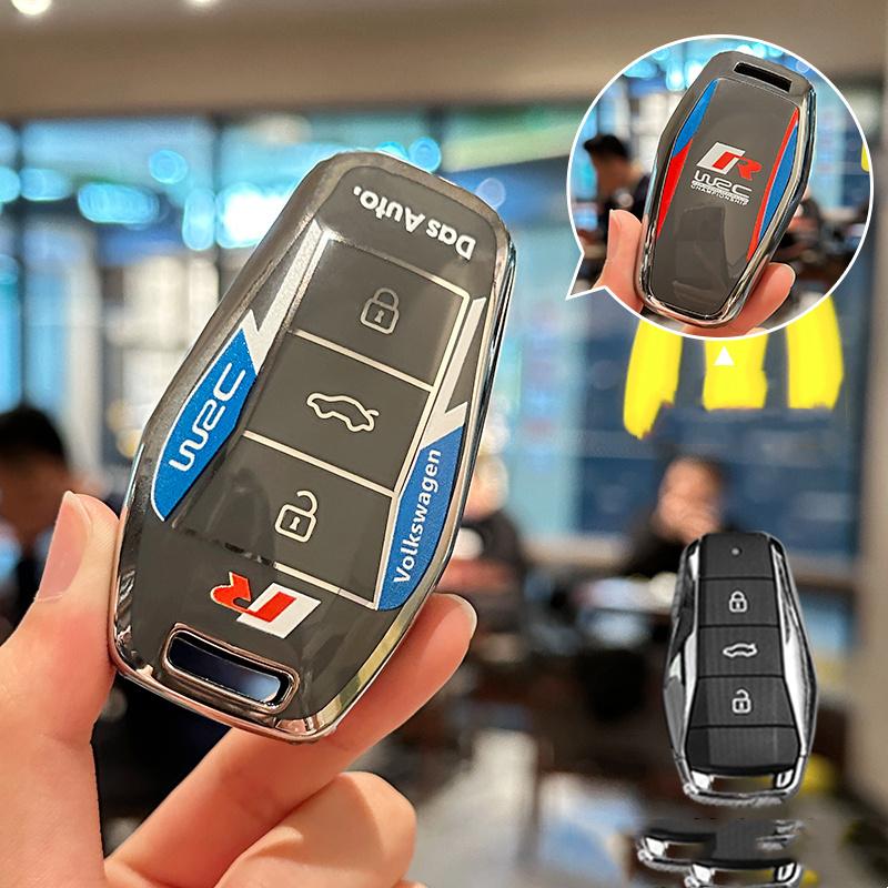 Для VOLKSWAGEN TPU Чехол для ключа автомобиля Брелок-заготовка Чехол Держатель Брелок Автоаксессуары Для JAC VW SOL E10X QX X8 E50 X6