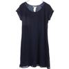 Made In Italy Wool Short Sleeve One Piece 40 Side Zip Women Used