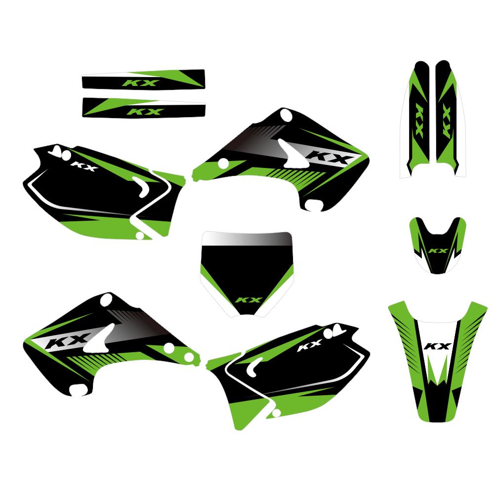Kawasaki KX125/KX250 (03-12) Защитная пленка для наклейки на мотоцикл для бездорожья