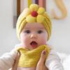 2023 European & American Baby Wool Flower Pullover Hat: Warm & Comfortable for Autumn & Winter