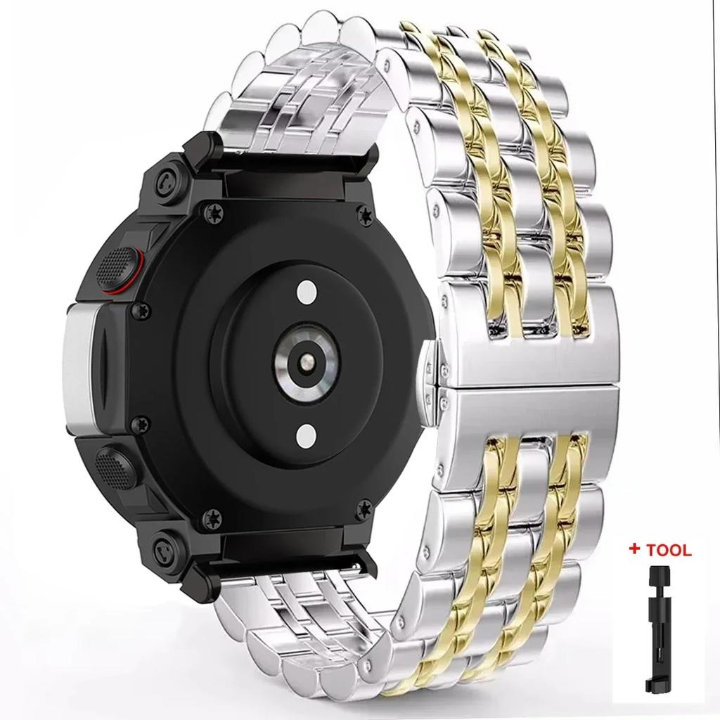 Для Amazfit T REX 3 Ремешок из нержавеющей стали Для Amazfit T Rex Pro/T-Rex Металлический браслет Ремешок для Amazfit T-Rex 2 amazfit tex Ремешки