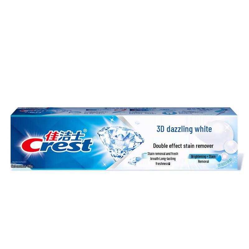 Зубная паста Crest 3D White двойного действия с фтором