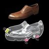 3D Shoe Chocolate Molds , Plastic Candy Cake Mold Cake Leather Men Shoe Mold for Home Baking Sugar Craft Accessories