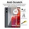 4PCS 2+2 For Motorola Moto G85 5G Glass Full Cover 3D Curved Screen Protector Tempered Glass + 2Pcs Soft Lens Film