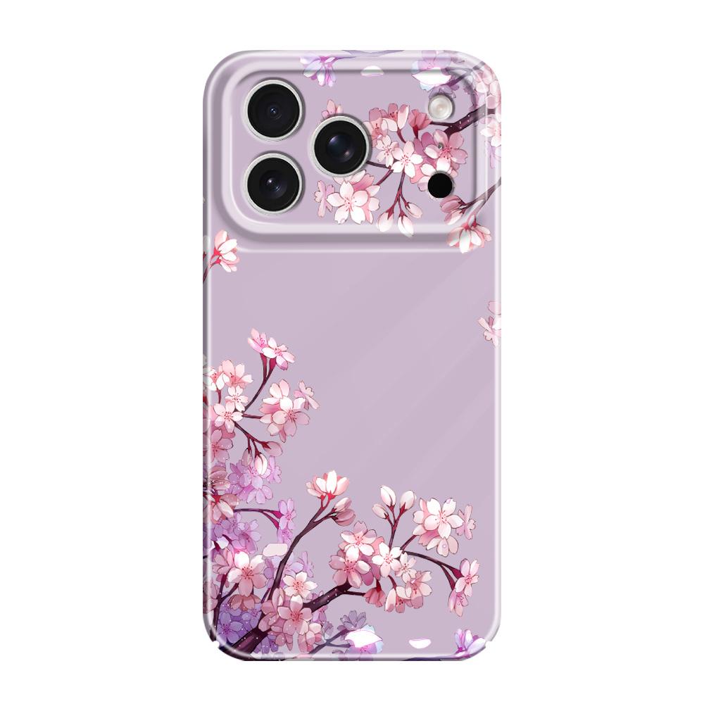 Чехол для телефона с цветочным узором-рябью для iPhone 17 Air 16 16E 15 14 Plus Pro Max Пленка Жесткая Крышка