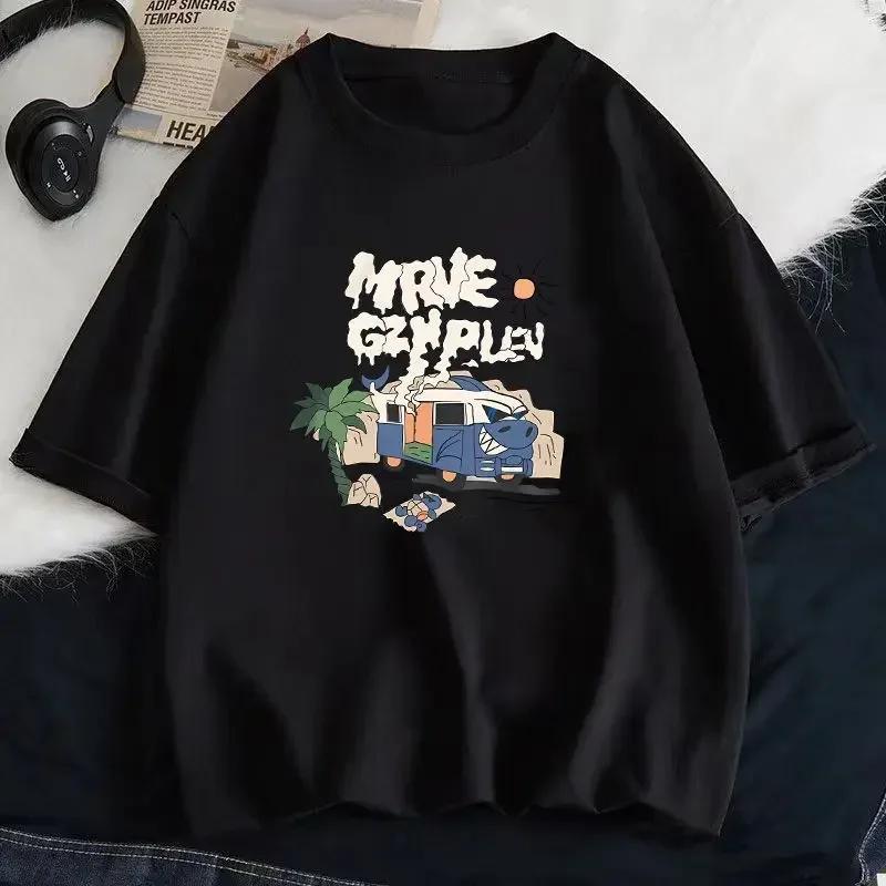 Парная одежда Rock Puppy Кролик Каваи Женская футболка Y2k Мода Блузка Харадзюку Уличная одежда Топы с принтом кошки Женская одежда