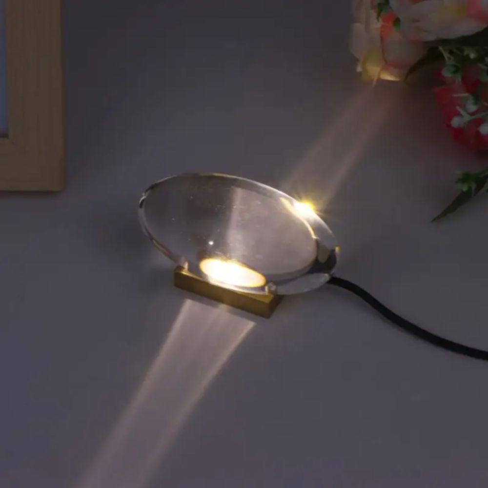 Rainbow Atmosphere Crystal Desk Lamp High-End Design Night Lamp Led Crystal Lamp Bedroom Decor