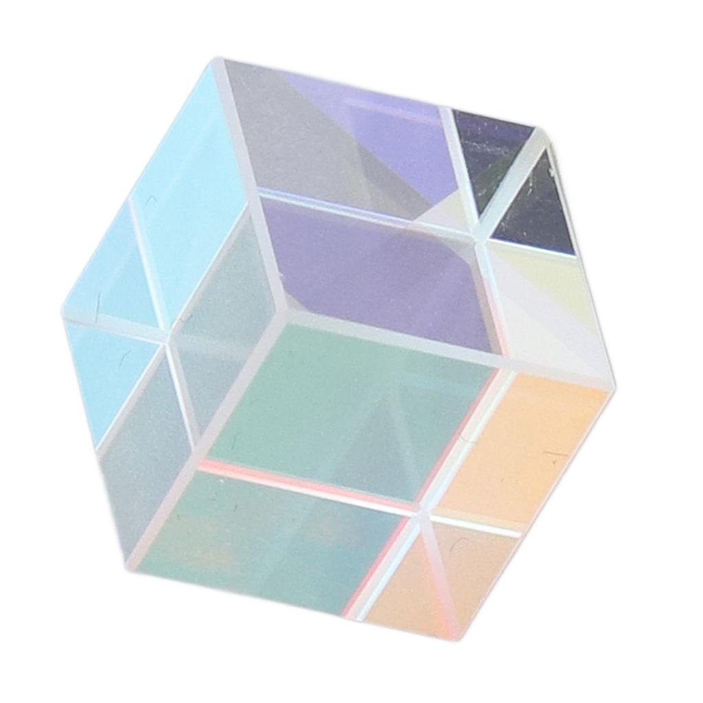 Dichroic   Prism Colorful Glass   Prism for Physics Teaching Research Decoration Art Education