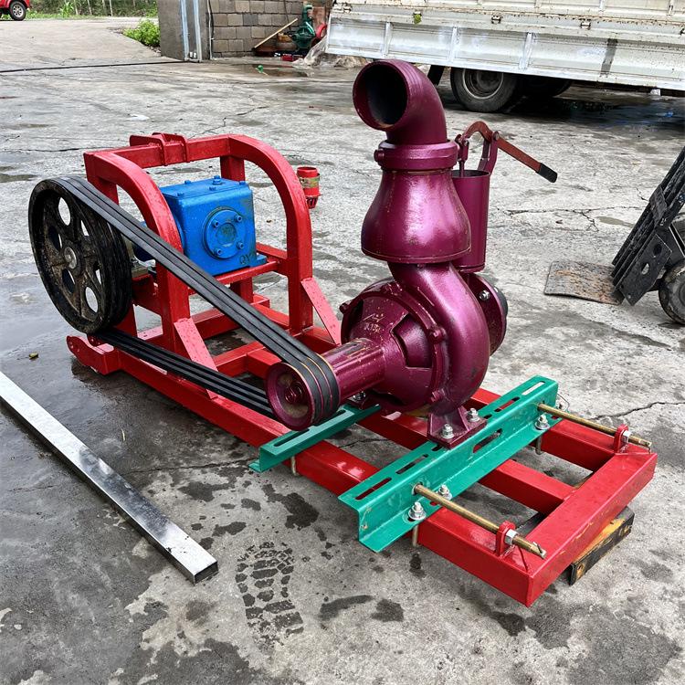 Tractor-Mounted High-Flow Water Pump for Drainage and Flood Control Projects