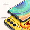 Cartoon Duck Phone Case for Samsung Galaxy S26 S25 S24 S23 S22 S20 S21 FE Ultra S25 Edge Plus 5G Soft TPU Cover Fundas Capas Bag