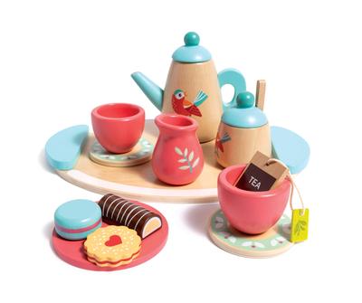 Набор для игры в чаепитие Hape, 30,3 x 24,3 x 8,2 см, Деревянный, Для детей от 3 лет, Игрушка для ролевых игр, E3207