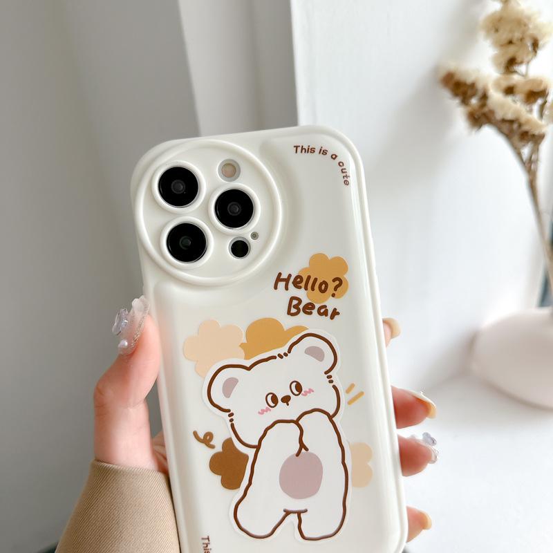 Силиконовый чехол Zhitai Cartoon Air Cushion для iPhone 10/11/12/14/15 Pro