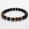 Мужской браслет Будда Бусины 8 мм Простой Тигровый глаз Камень Модные украшения ручной работы Бисерный Браслет Йога Исцеление Запястье Подарок
