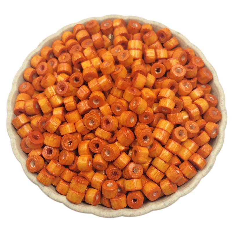 Деревянные цилиндрические свободные бусины ожерелье браслет DIY для находок ювелирных изделий маркировка DIY оптовая продажа 500 шт 5 мм бусины ручной работы