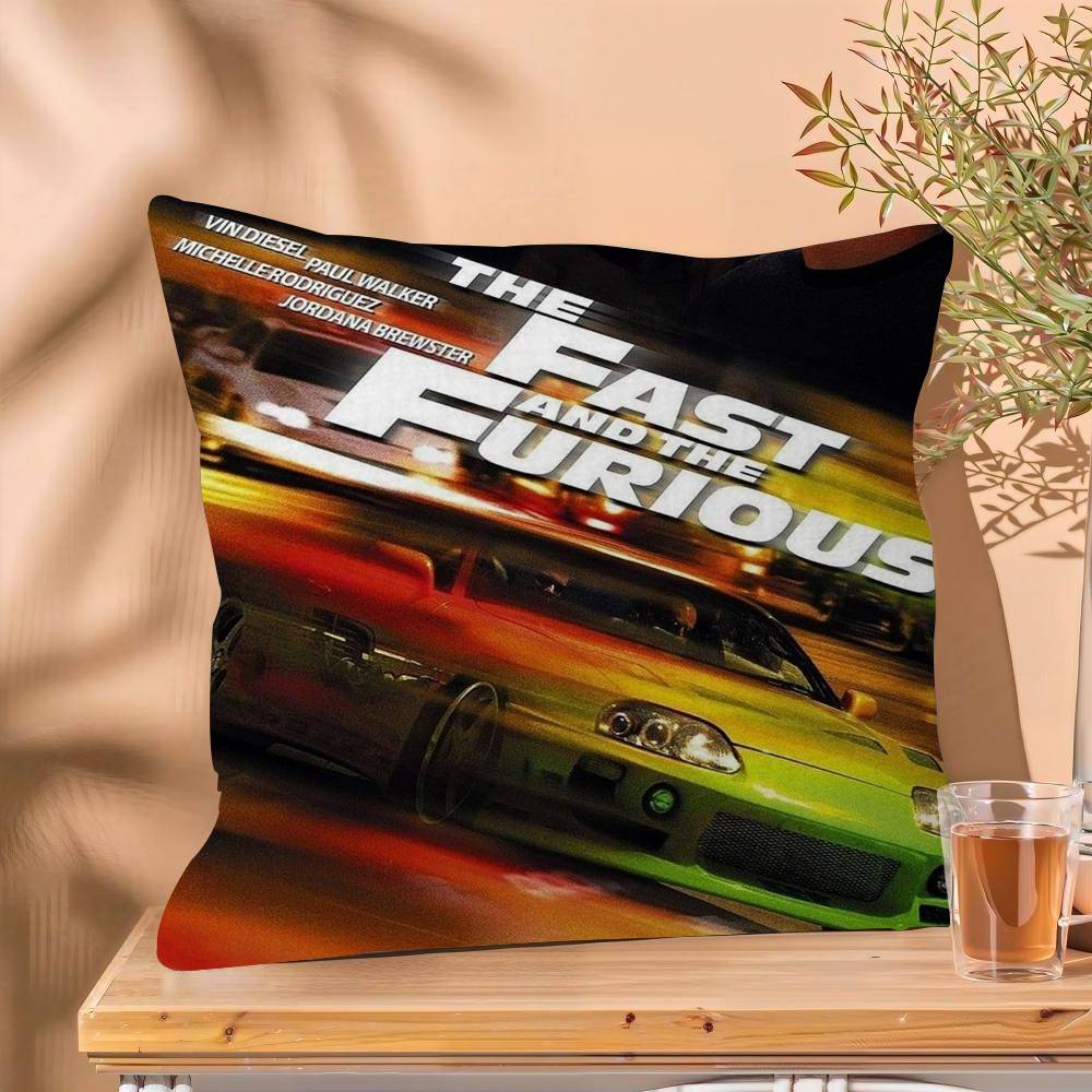 Classic Adventure Crime Movie Fast Furious Cushion Cover cm Polyester Sofa Cushions Decorative Throw Pillows