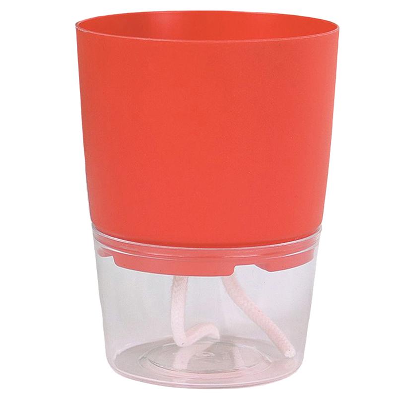 1 шт. самополивающийся прозрачный пластиковый двухслойный цветочный горшок для хранения воды