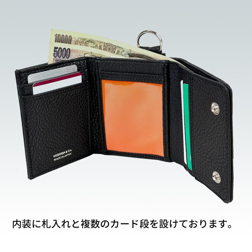 Кошелек CALM WALLET [PORTER] Тройного сложения 041-03124 Черный/10