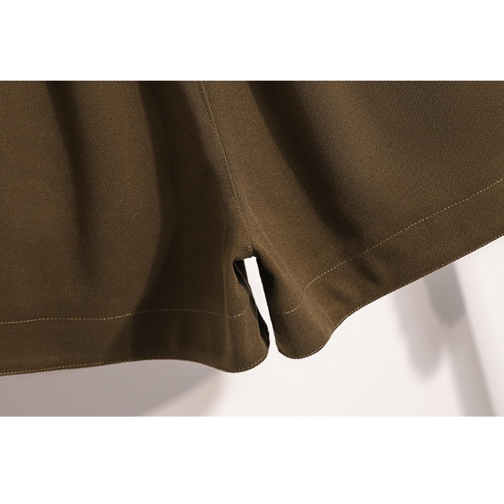 DIMANAF Plus Size 2025 New Winter Women Shorts Pants Loose Casual Short Pants Elastic Waist Fashion Lady Thick