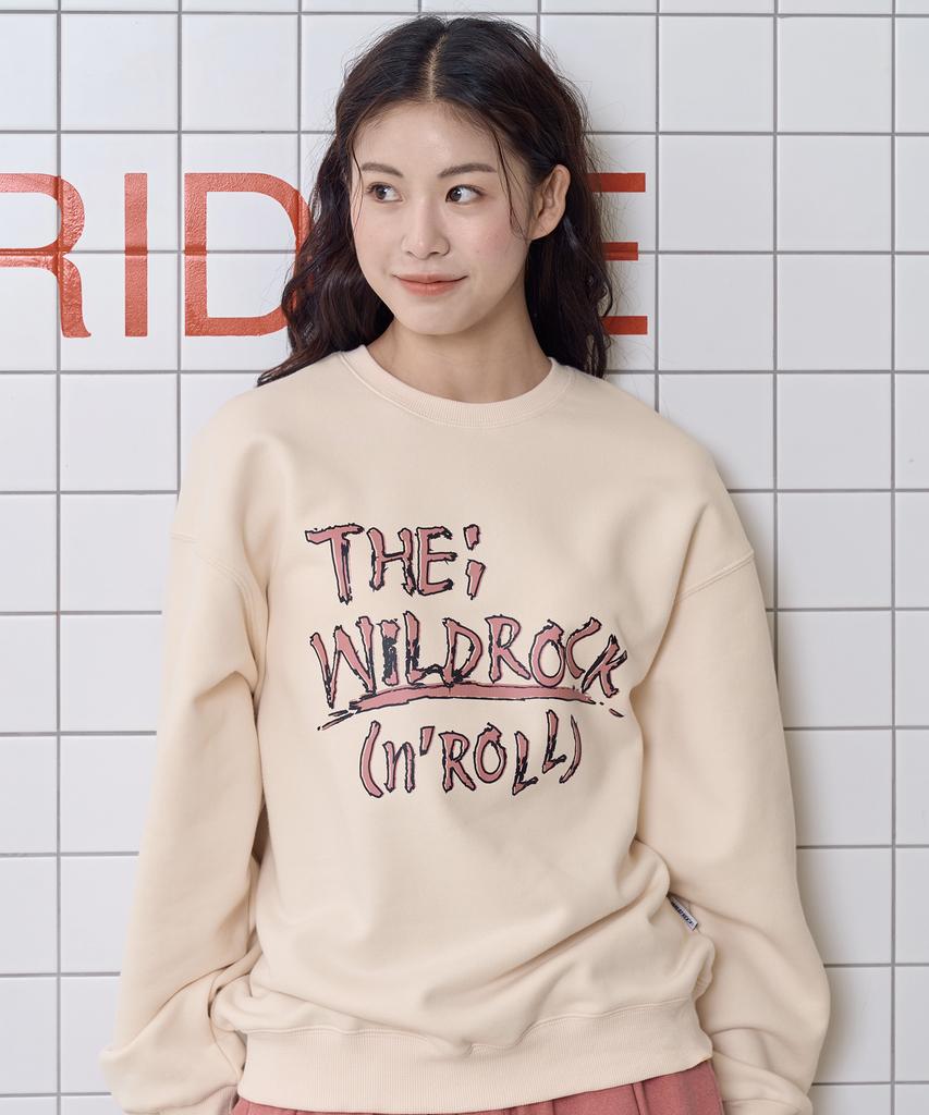 WILDROCK Свитшот The Wild Rock And Roll_Слоновая кость