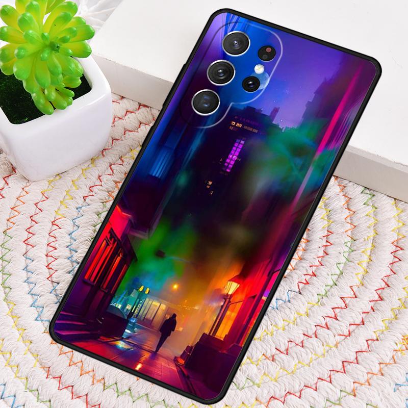 Чехол для телефона City Pop Art At Night для Samsung Galaxy note 10 pro S26 Ultra S23 S24 FE S25 S21 S22 PLUS ударопрочный