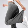 Women's High-Waist Bell Bottom Pants Sporty Tight Fit Comfortable Elastic Design Ideal for Exercise And Daily Wear