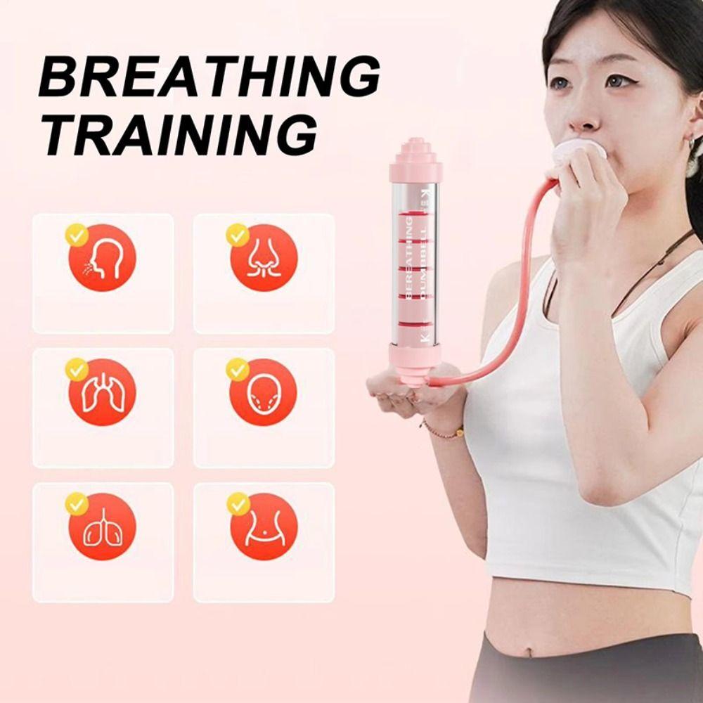 Muscle Trainer Breathing Exercise Device Lung Respirator Deep Breathing Trainer Beginners