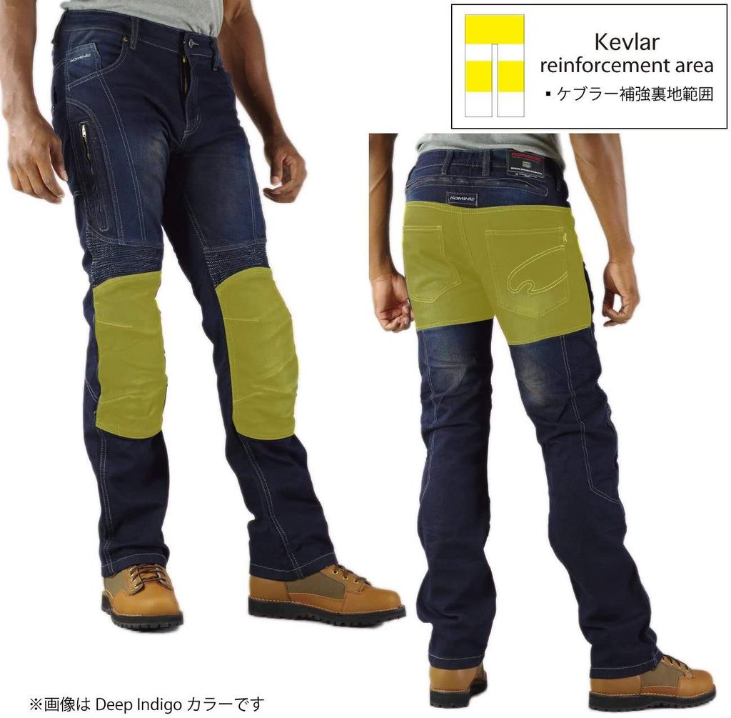 KOMINE Джинсы KV для мотоциклов на целый год, глубокий индиго L 1034, для всех сезонов, водонепроницаемые, стандарт CE, уровень 2, эластичный материал, защита WJ-731S