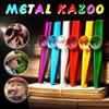 Metallo Kazoo Armonica A Bocca Bocca Flauto Partito Musicale Strumento
