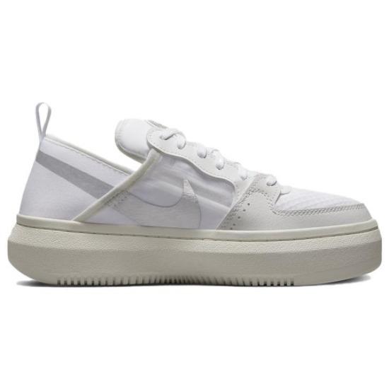 Nike Court Vision Alta Low Белый Металлик Серебристый Ж - CW6536-102