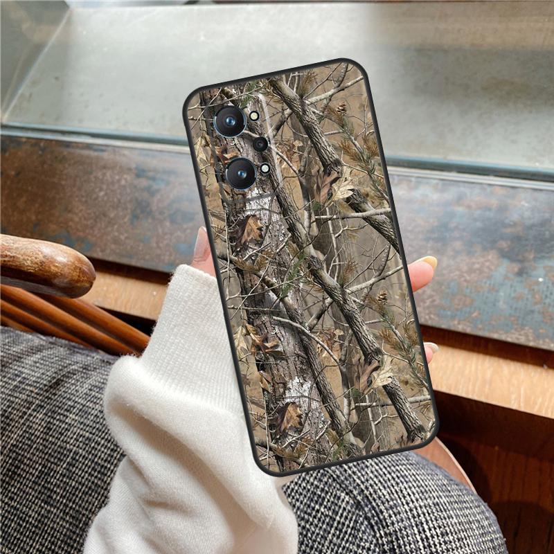 Camouflage Hunting Case For Realme 13 Pro Plus 11 12 14 C71 C75 C55 C51 C53 C25 C63 C61 C65 C67 GT6 GT7 15 Pro