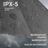 Водонепроницаемый автоматический зонт большого размера с 16 спицами и изогнутой ручкой для мужчин и женщин