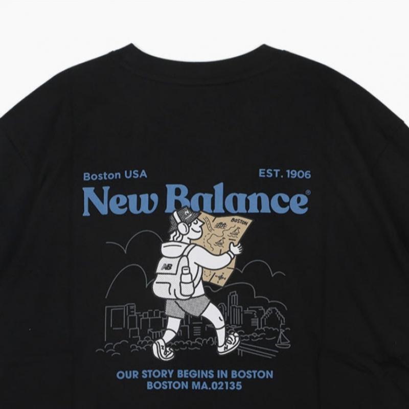 New Balance Футболка Nqj NbnefcO253 19 Uni Nb BOy Travel с коротким рукавом O